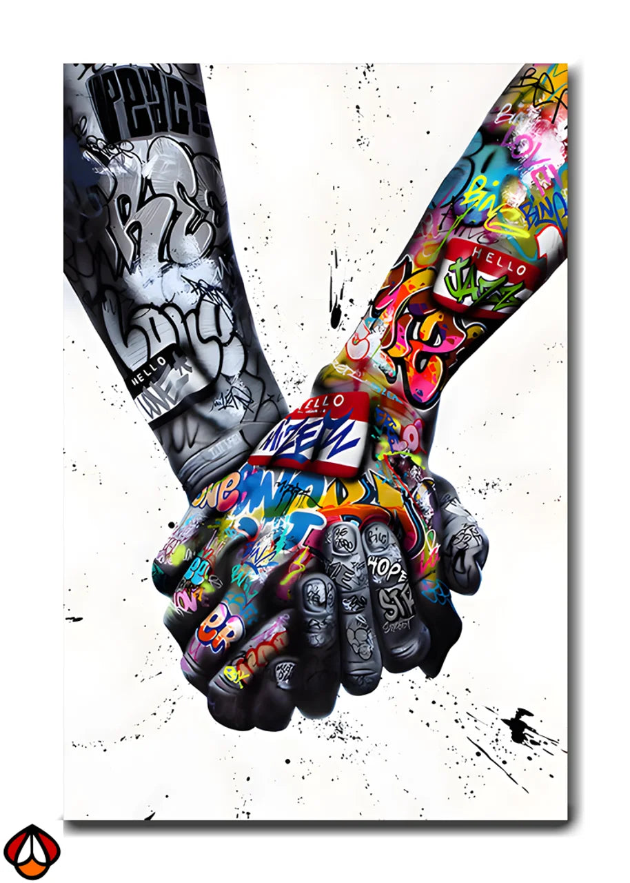 Unity in Graffiti - A Vibrant Connection