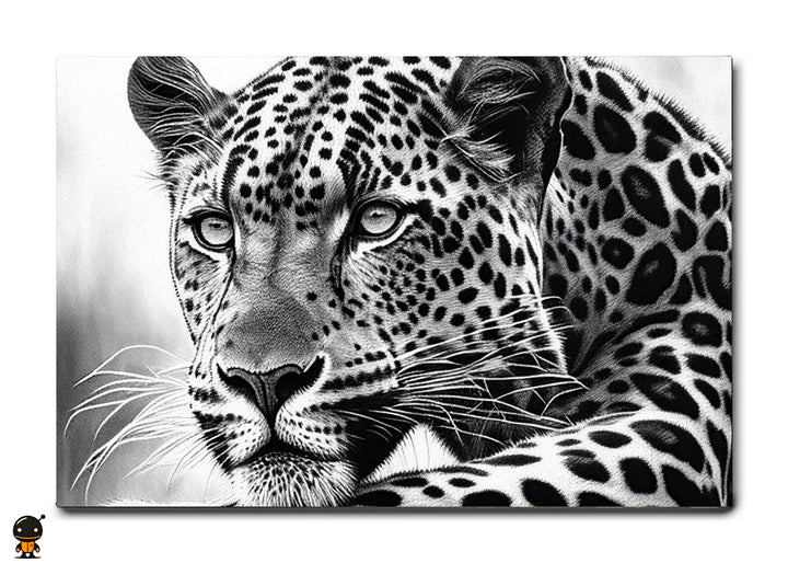 Graceful Predator - Leopard Portrait Wall Art