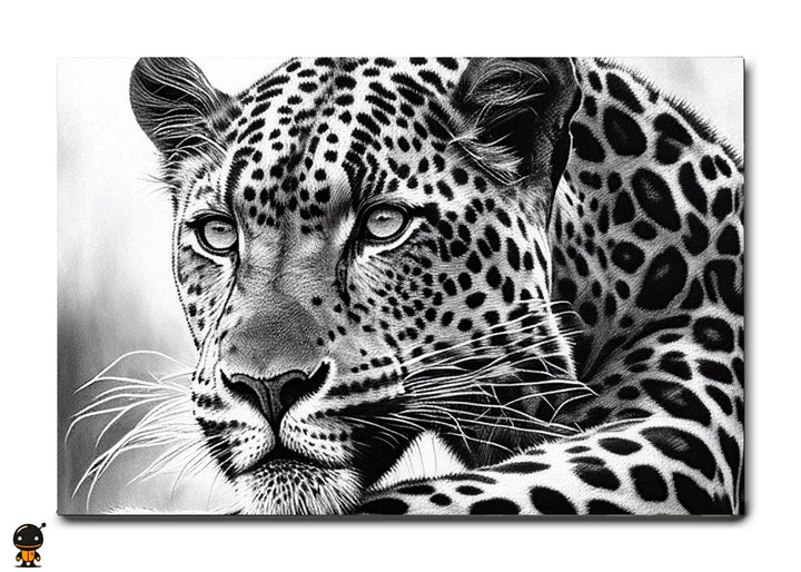 Graceful Predator - Leopard Portrait Wall Art