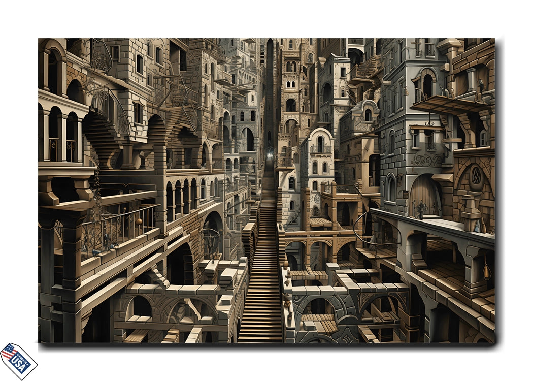 The Infinite Labyrinth: A Journey Through Impossible Architecture