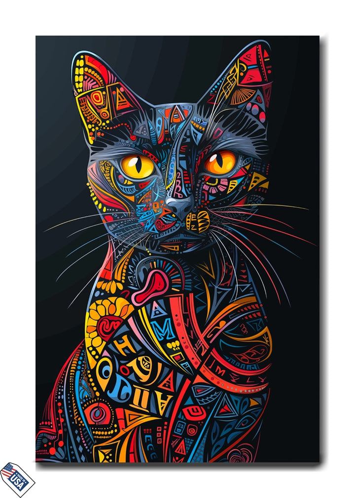 Mystic Cat - Kaleidoscope of Colors