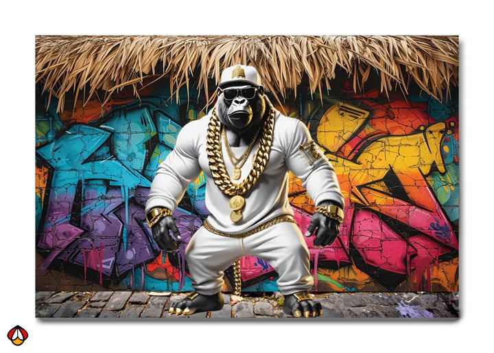Urban King - Streetwise Gorilla Art