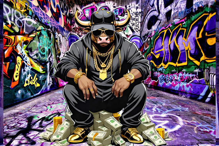 The Bull of Wall Street - Urban Wealth Art