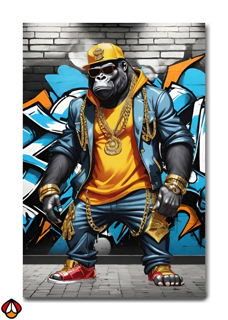 Urban Jungle Style - Gorilla Street Art Masterpiece