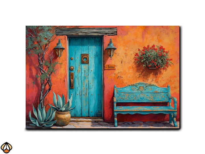 Rustic Charm - A Doorway to Tranquility