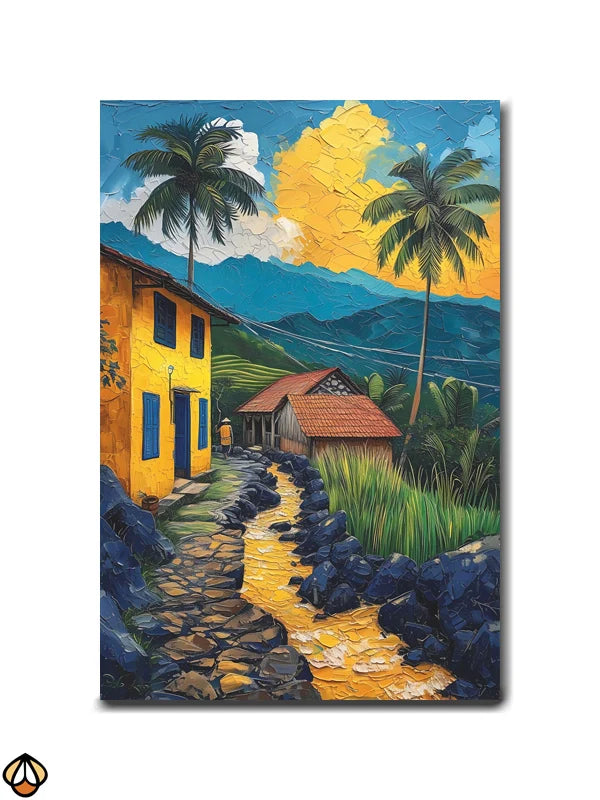 Rustic Pathway - A Journey Through Nature