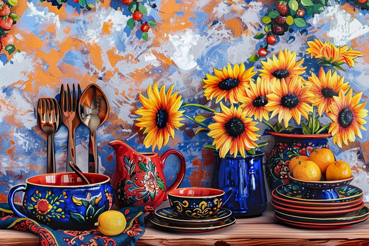 Sunny Table - A Feast of Colors