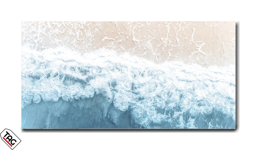 Ocean’s Embrace - Gentle Waves on the Shore