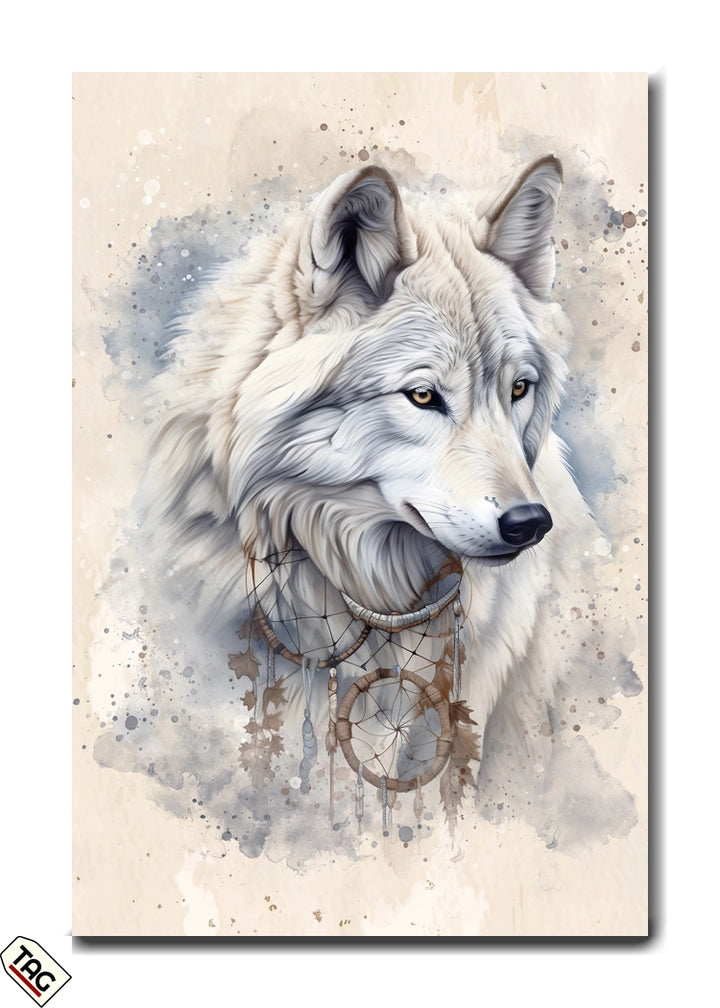 Dreamcatcher Wolf - Mystic Harmony