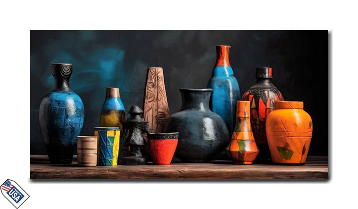 Vivid Pottery Collection - A Fusion of Color and Tradition