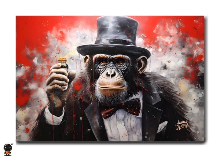 Distinguished Primate - Modern Wall Art