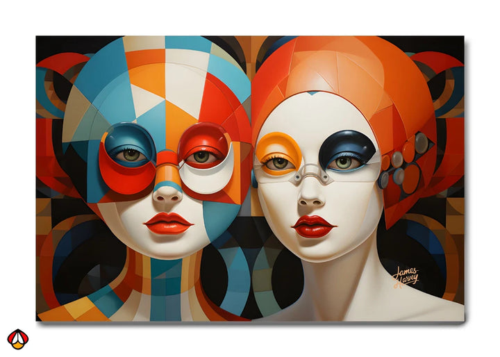 Abstract Harmony - Dual Perspectives