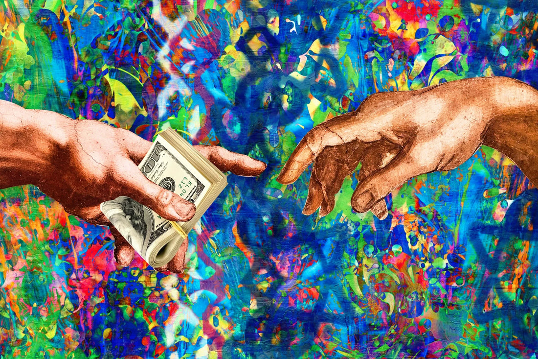 The Creation of Wealth - Modern Satirical Art