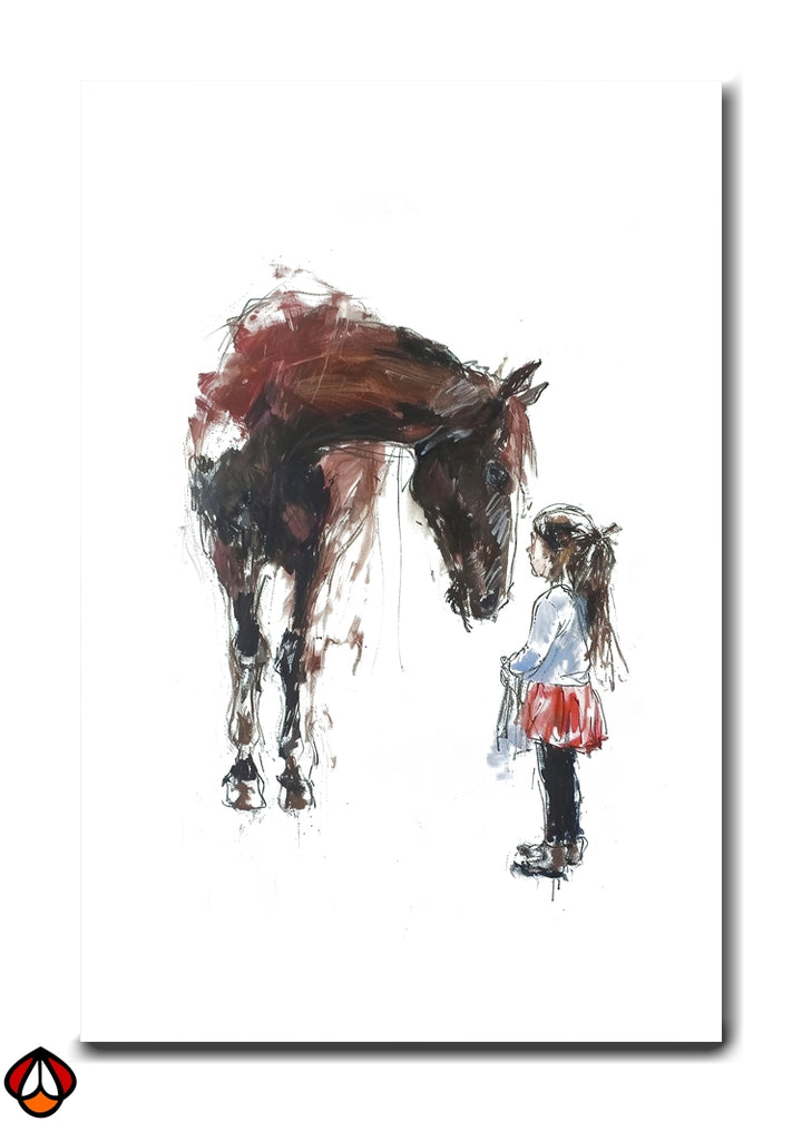 Tender Connection - Child and Horse
