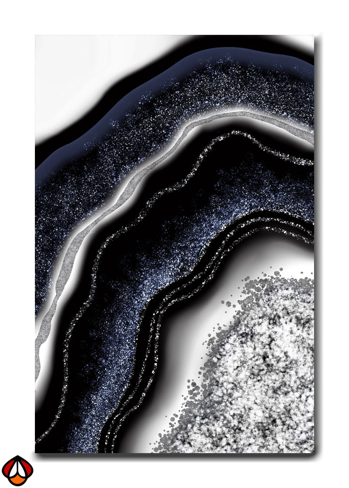 Celestial Geode - Abstract Wall Art