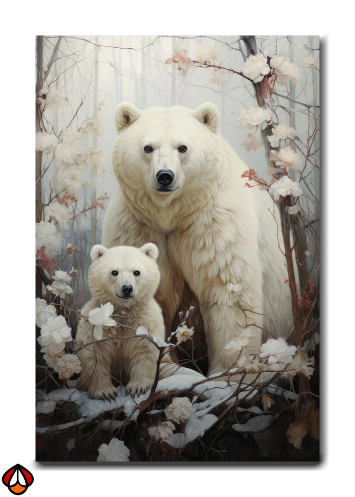 Polar Serenity - Motherly Bond in the Wild