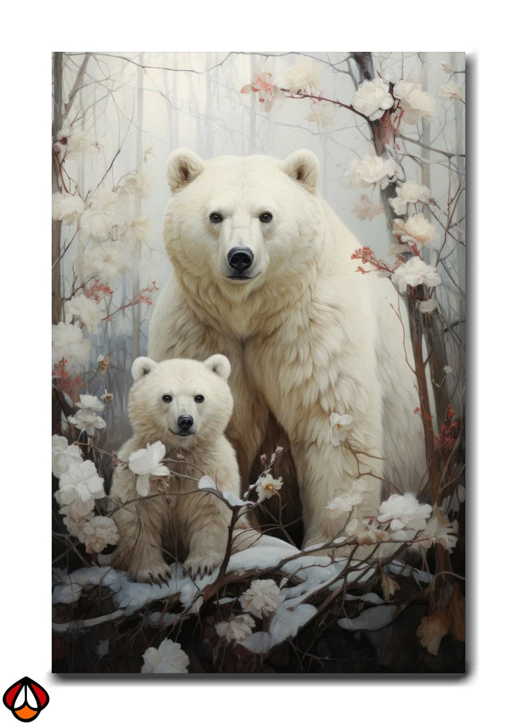 Polar Serenity - Motherly Bond in the Wild