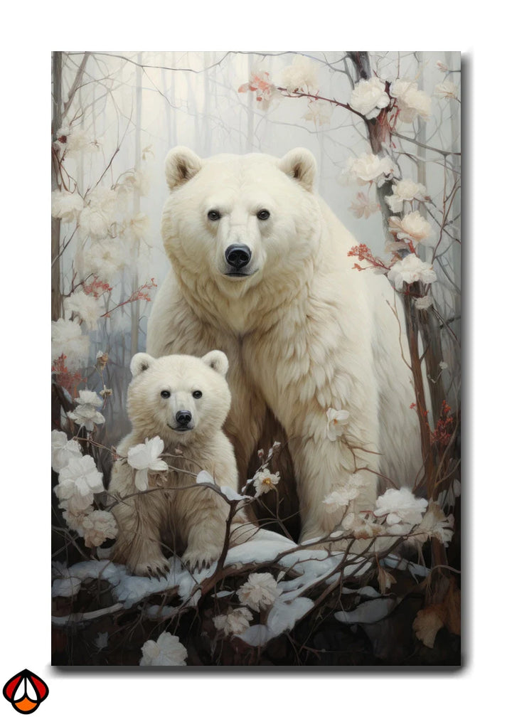Polar Serenity - Motherly Bond in the Wild