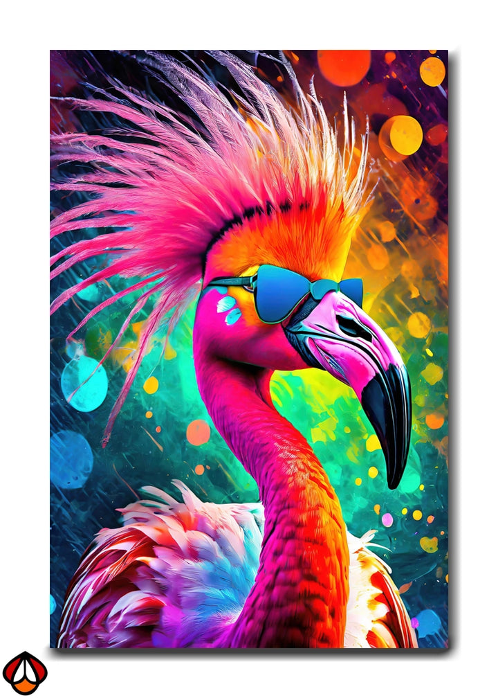 Flamingo Vibes - Colorful Flamingo Art