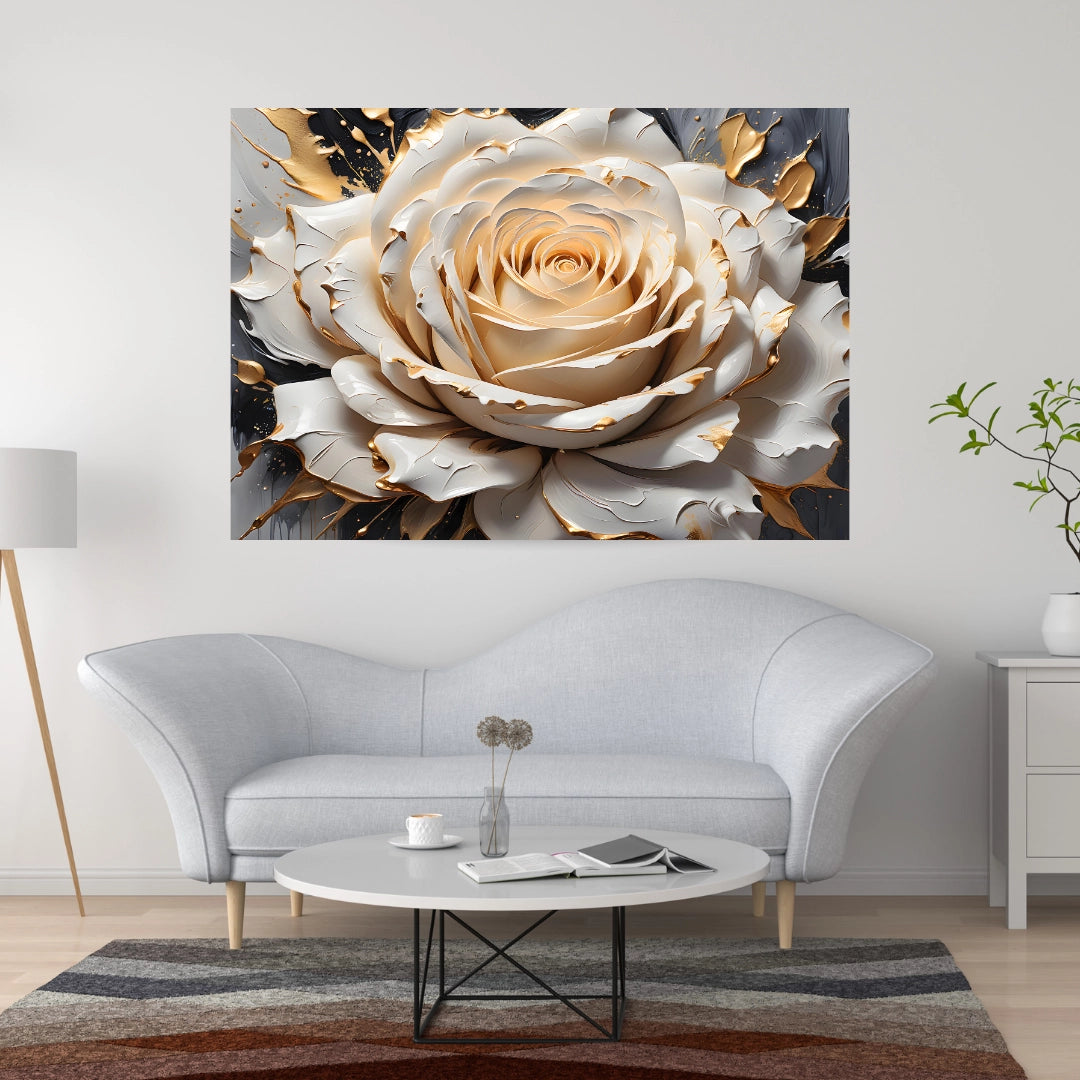 Golden Bloom - Elegance in Every Petal