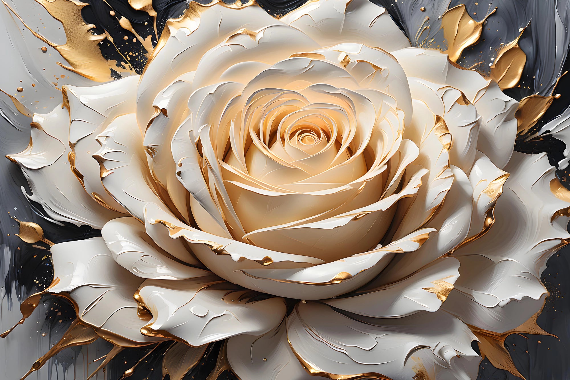 Golden Bloom - Elegance in Every Petal