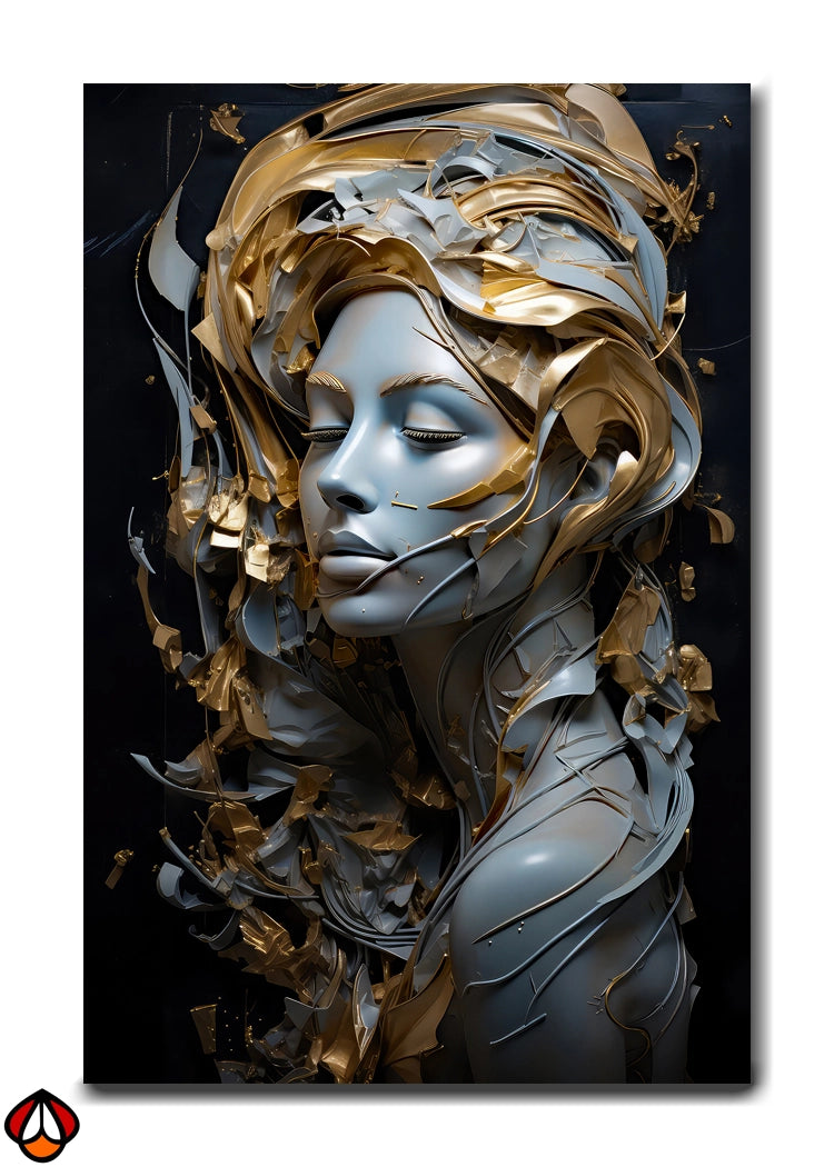 Fragmented Grace - A Symphony of Form and Flow