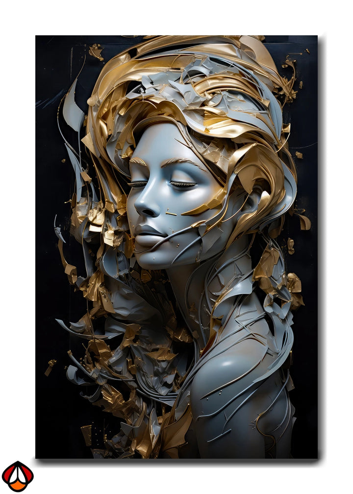 Fragmented Grace - A Symphony of Form and Flow