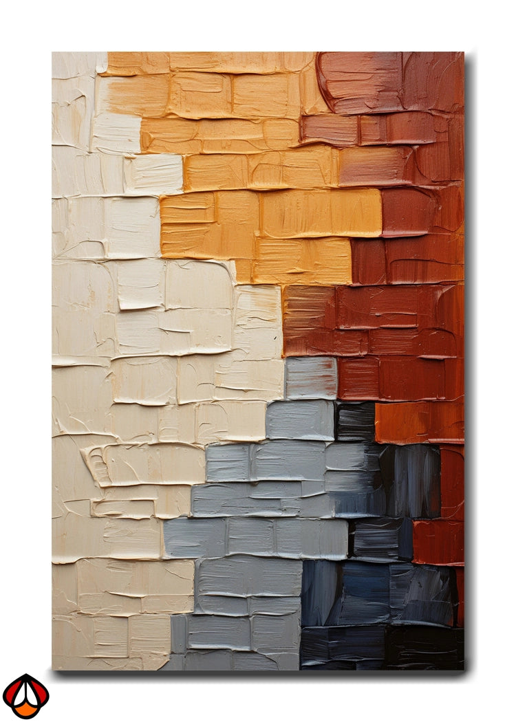 Abstract Palette - Modern Textured Wall Art