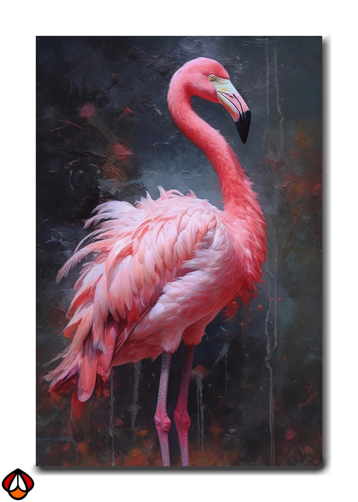 Flamingo Elegance - Flamingo Art Print