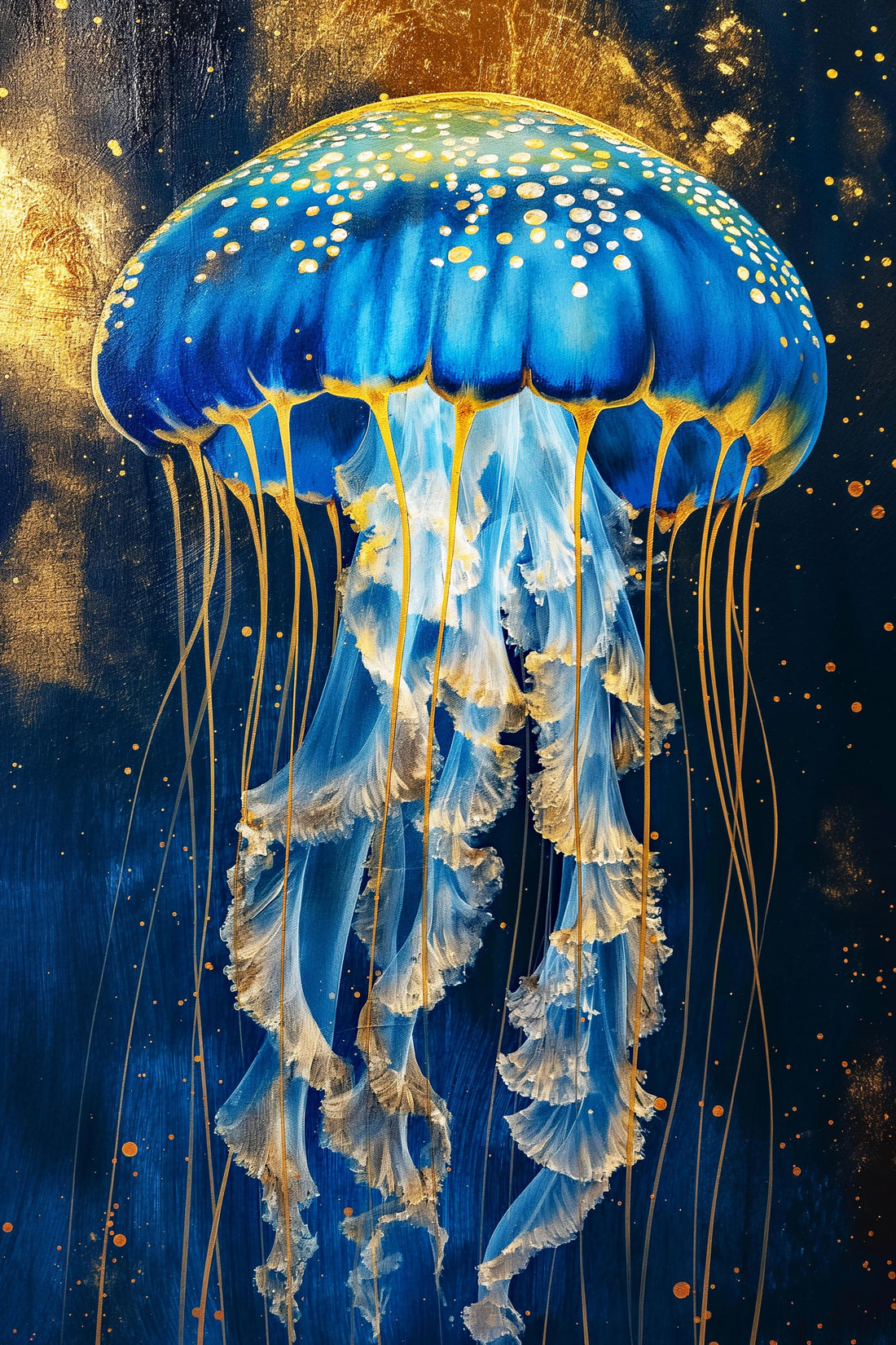 Celestial Jellyfish - An Oceanic Marvel