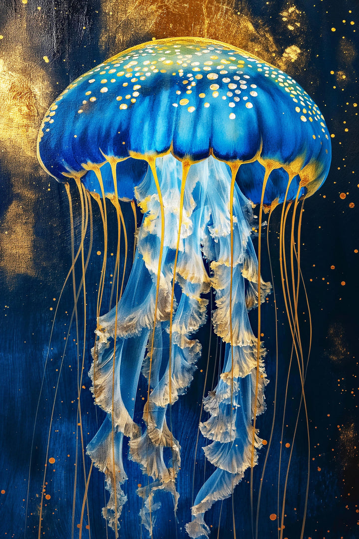 Celestial Jellyfish - An Oceanic Marvel