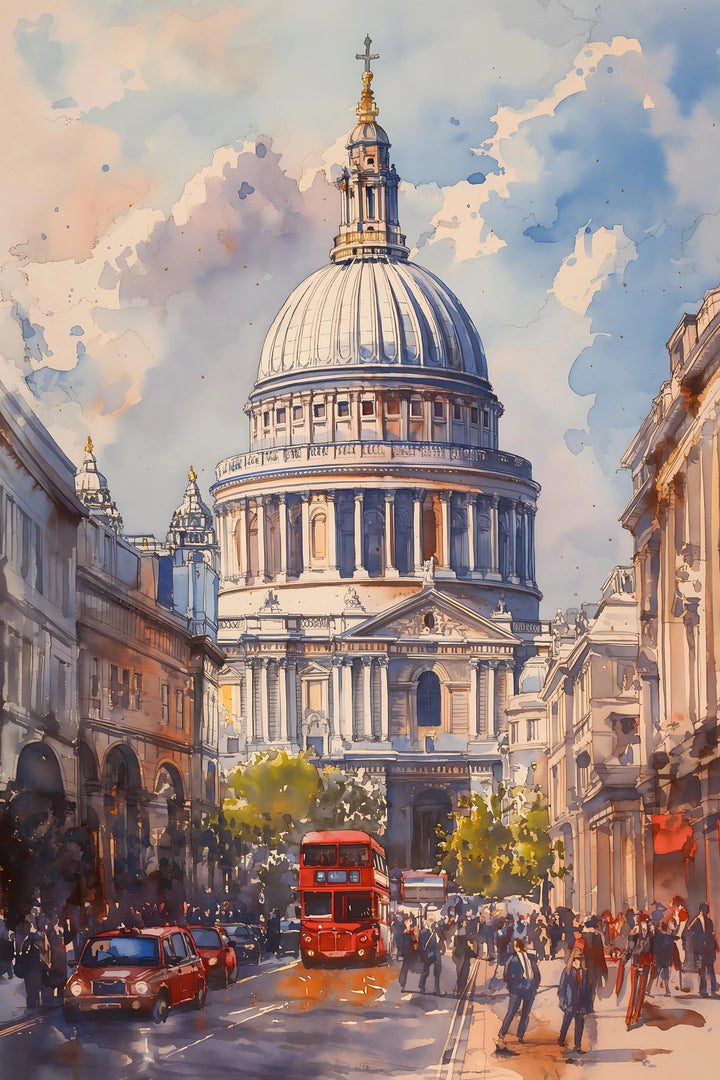 St. Paul's Cathedral - London Cityscape Wall Art