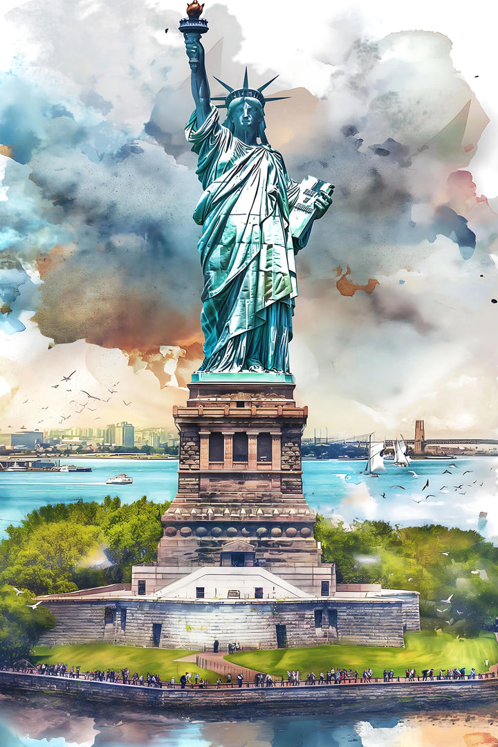 Statue of Liberty - Icon of Freedom Wall Art