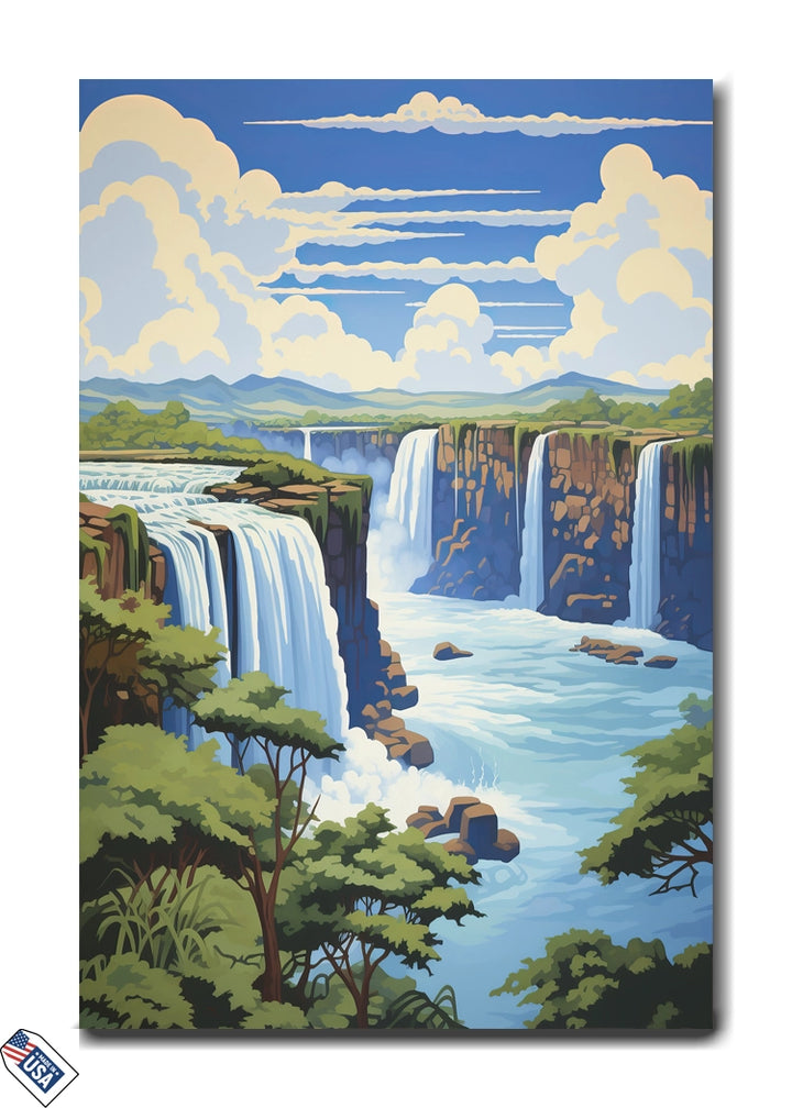 Majestic Falls - Natural Beauty Wall Art