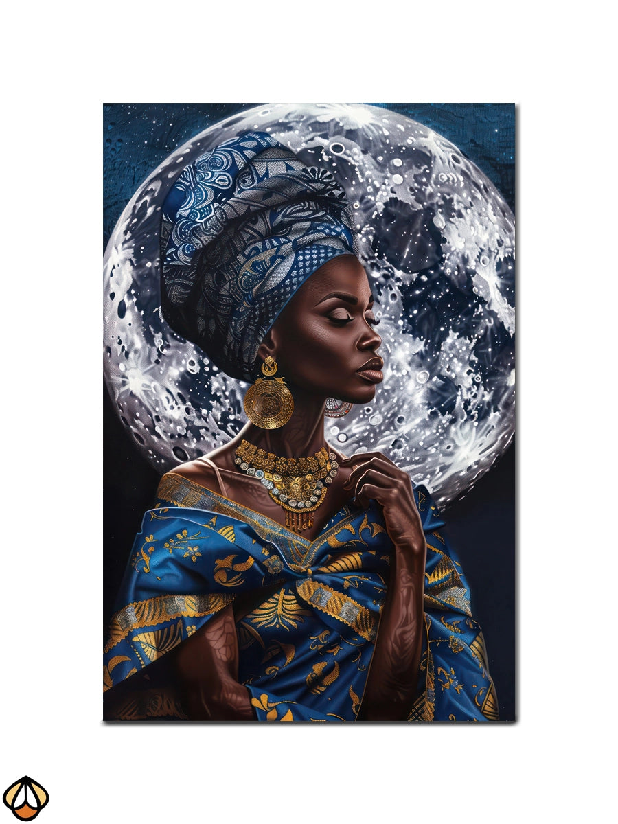 Lunar Majesty - Regal Portrait Art