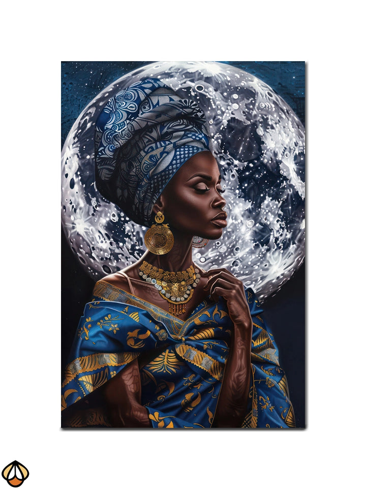 Lunar Majesty - Regal Portrait Art