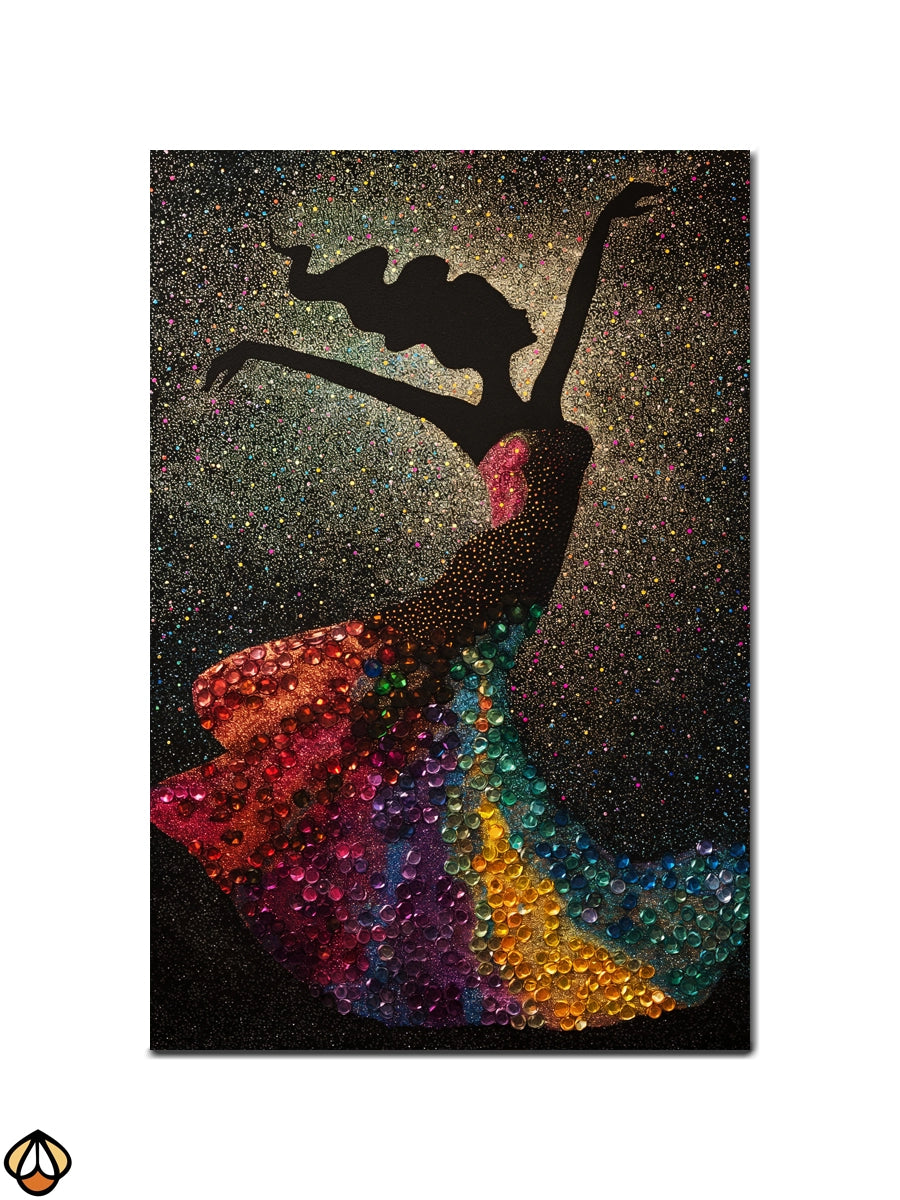Dance of Colors - Radiant Silhouette