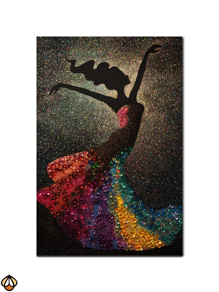 Dance of Colors - Radiant Silhouette