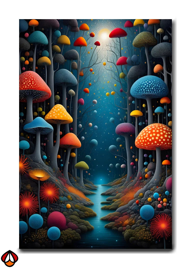 Enchanted Forest - A Symphony of Light and Color