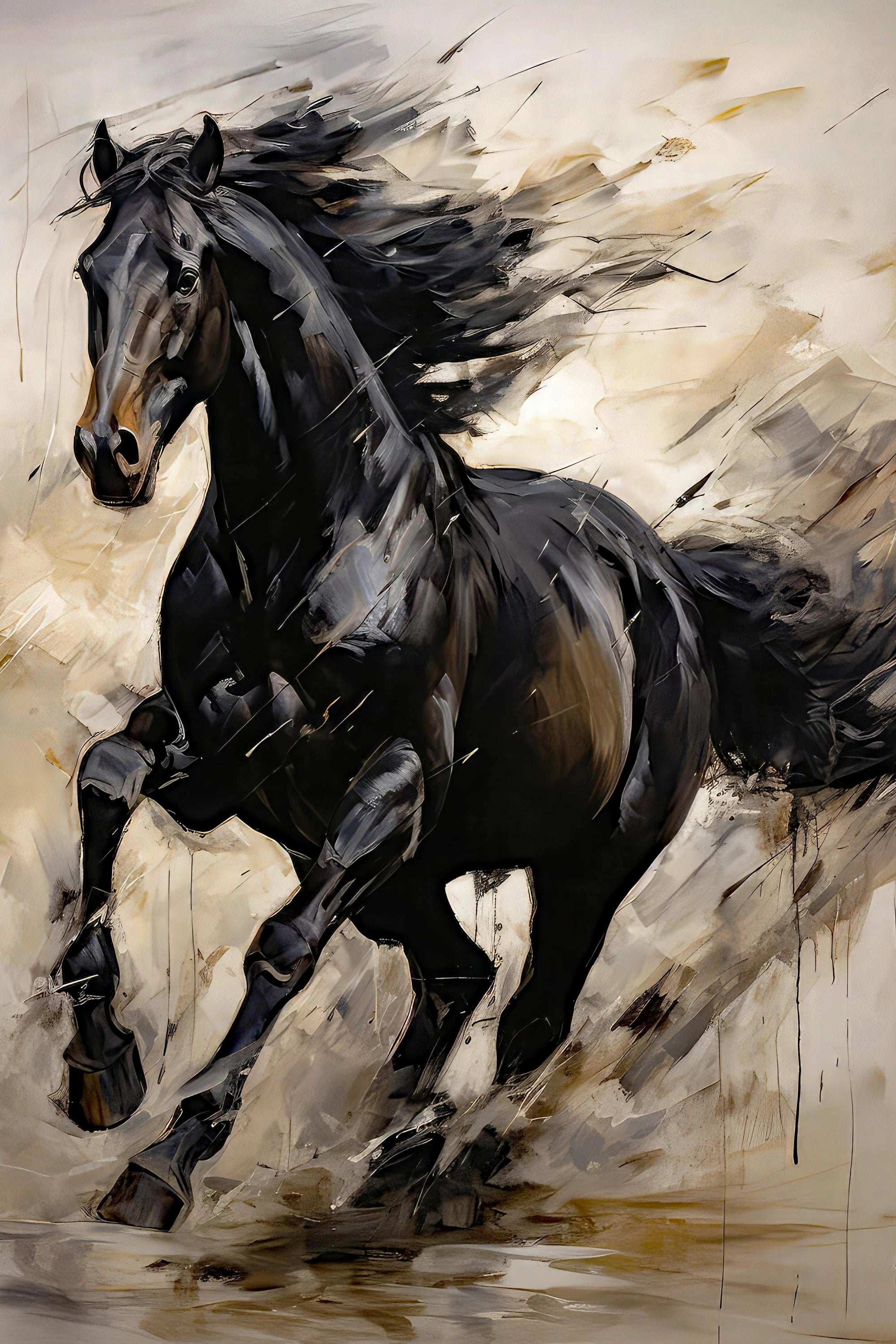 Majestic Gallop - Dynamic Wall Art
