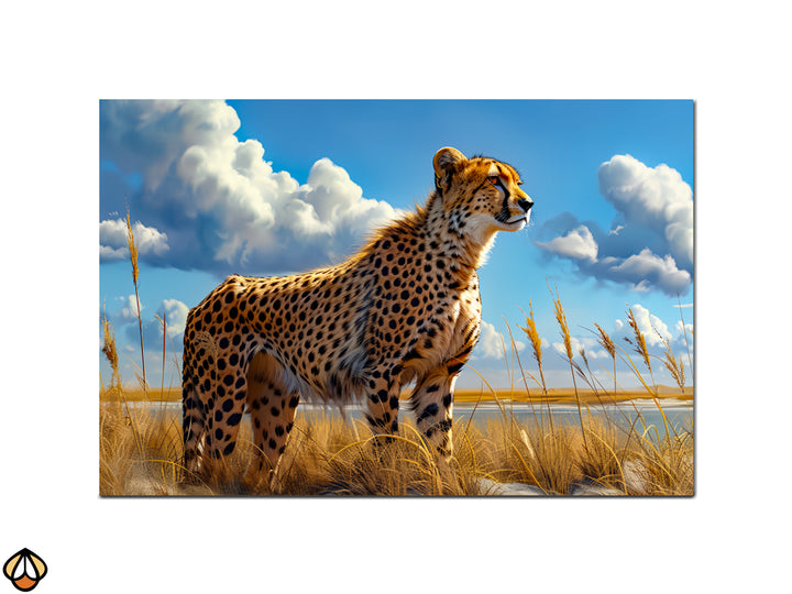Majestic Elegance - The Cheetah's Vigil