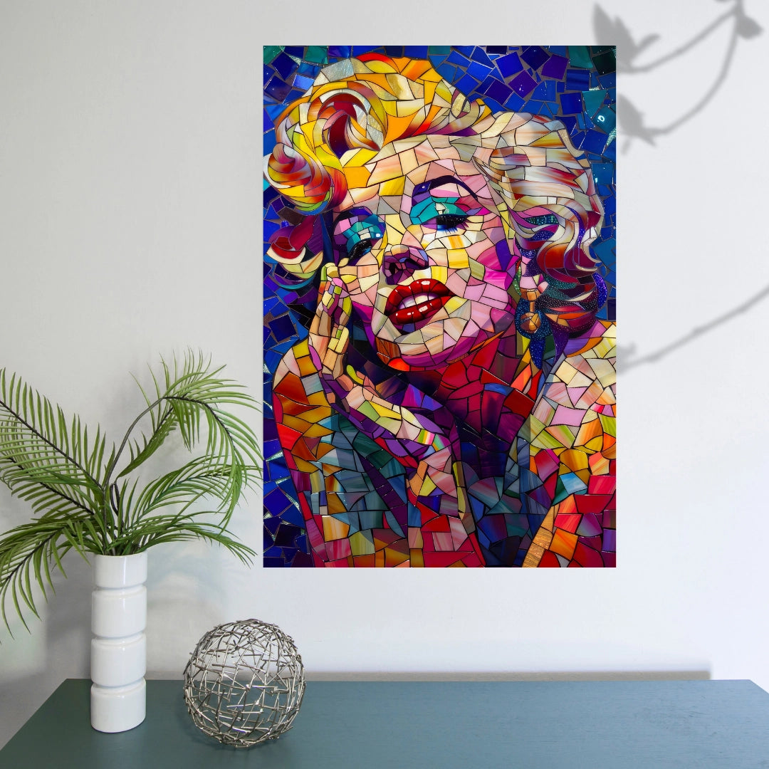 Iconic Radiance - A Mosaic Tribute