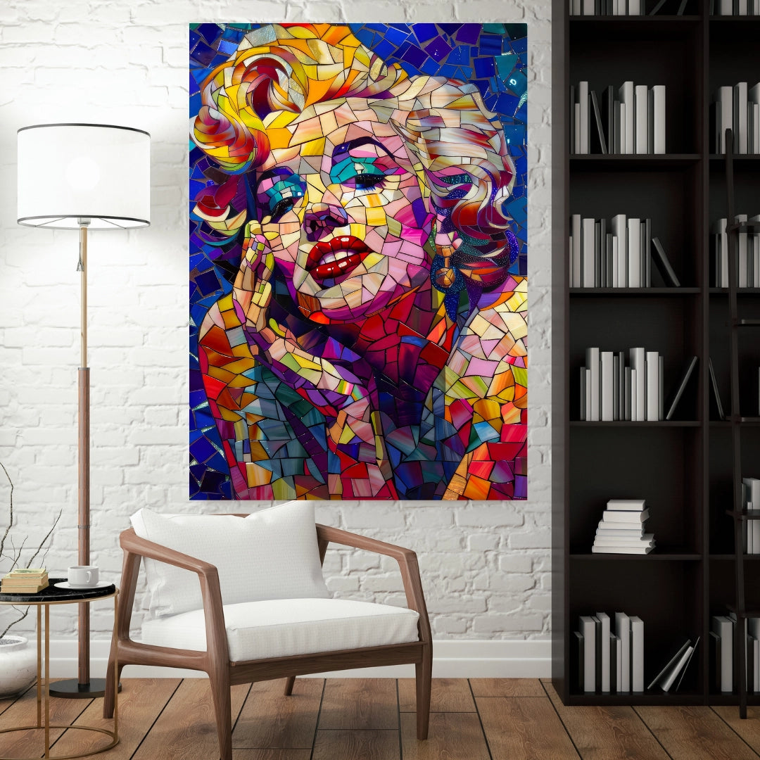 Iconic Radiance - A Mosaic Tribute