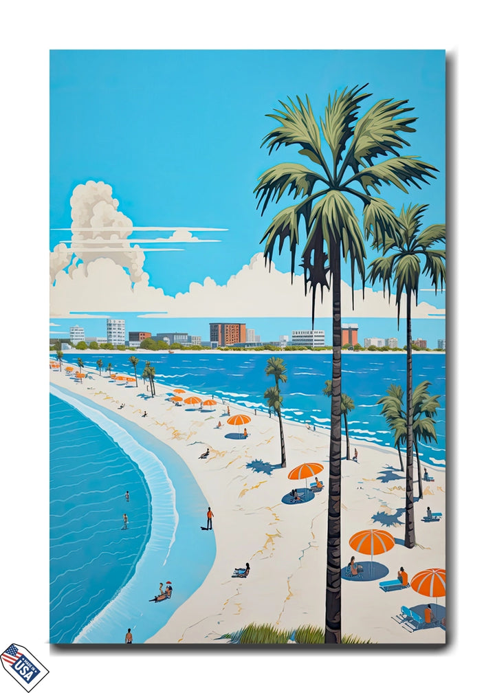 Coastal Paradise - Beachfront Serenity Wall Art