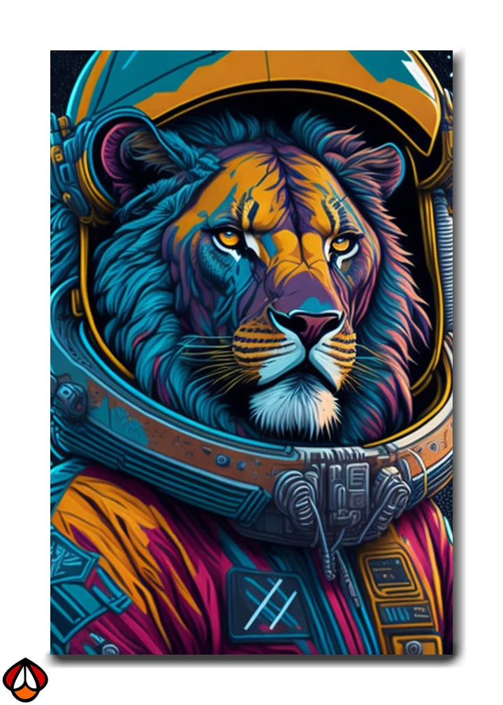Astronaut Lion - Galactic Majesty