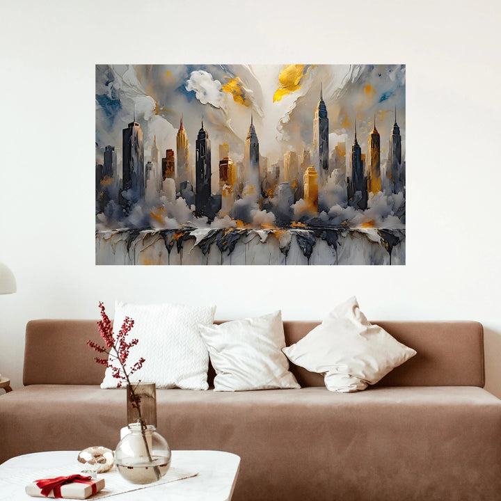 Urban Majesty - A Symphony of Skyline and Dreamscapes