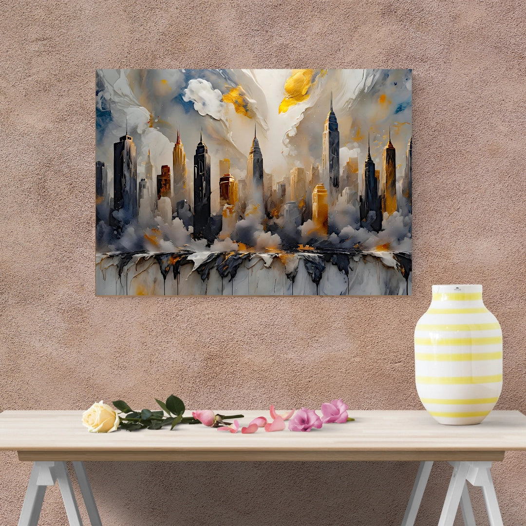 Urban Majesty - A Symphony of Skyline and Dreamscapes