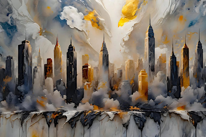 Urban Majesty - A Symphony of Skyline and Dreamscapes