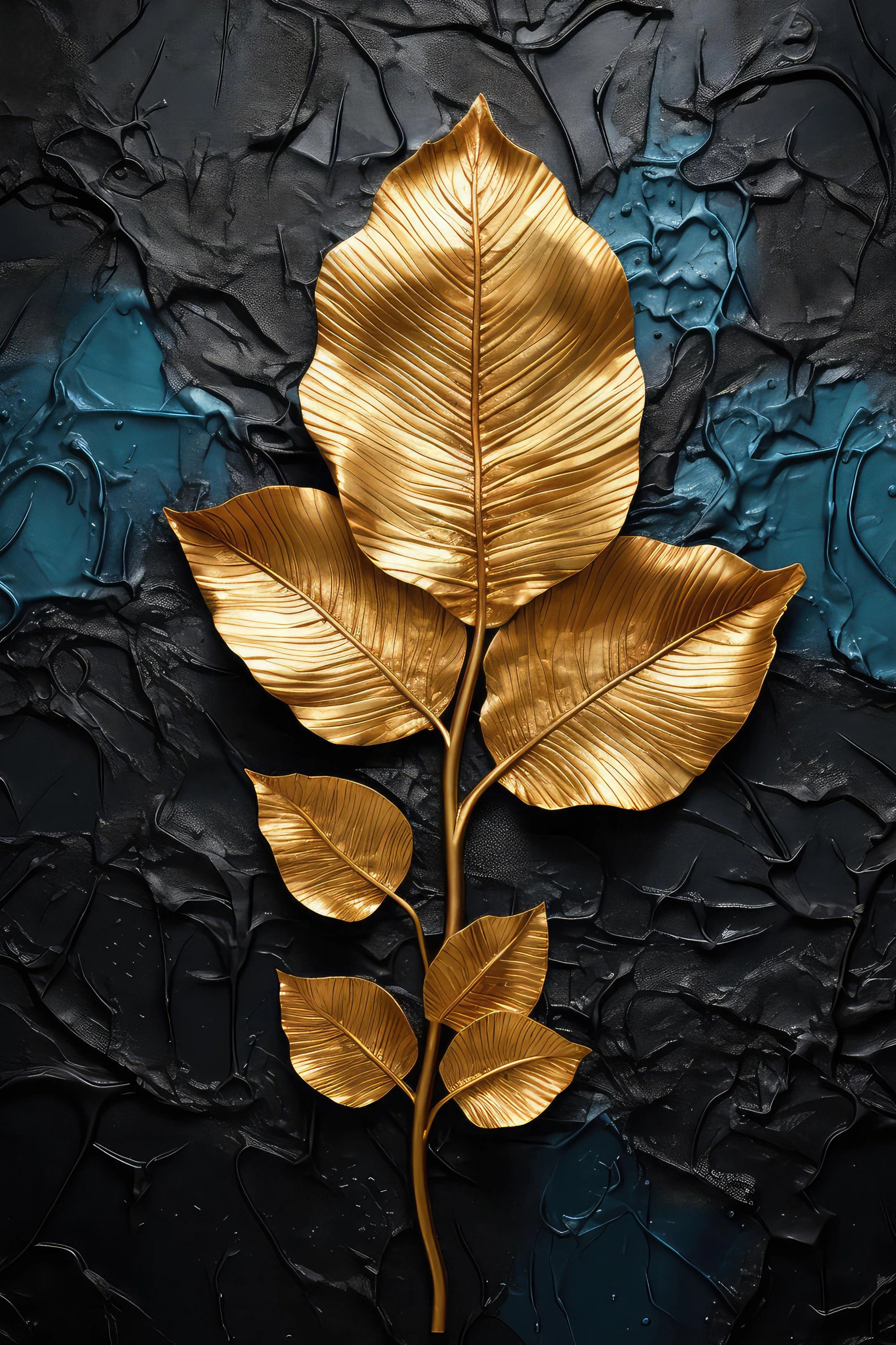 Golden Leaf Reverie - A Celebration of Nature's Majesty