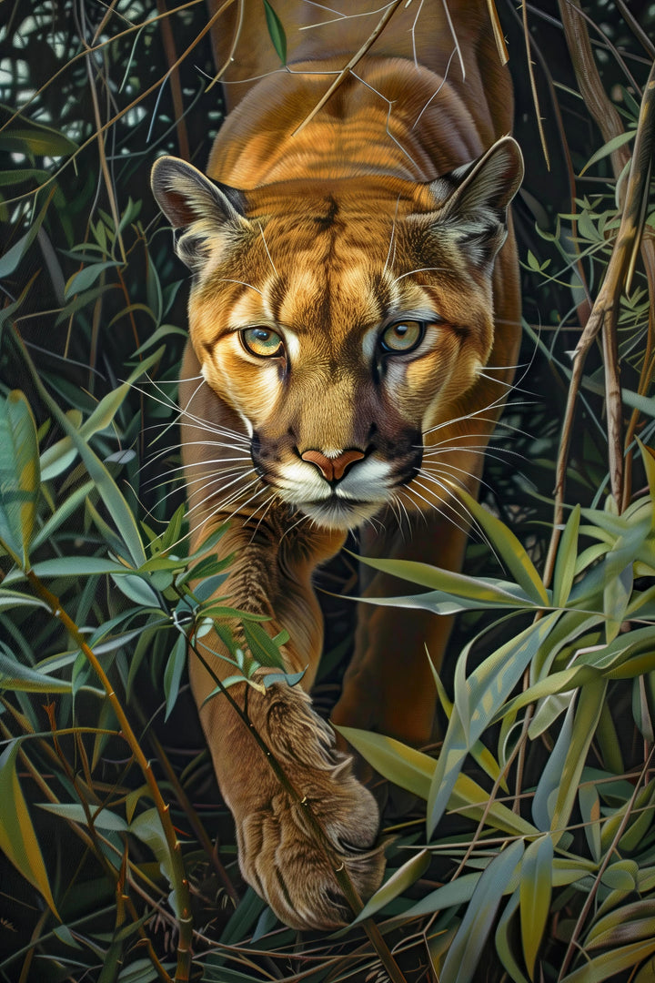Stealthy Majesty - Cougar in the Wild
